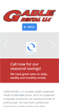 Mobile Screenshot of gablerentalllc.com