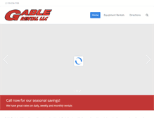 Tablet Screenshot of gablerentalllc.com